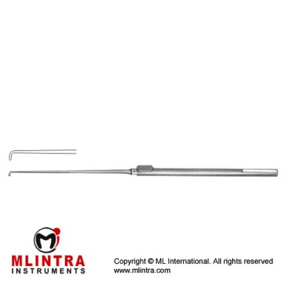 Krayenbuhl Micro Nerve & Vessel Hook Fig. 2 Stainless Steel, 18.5 cm - 7 1/4"